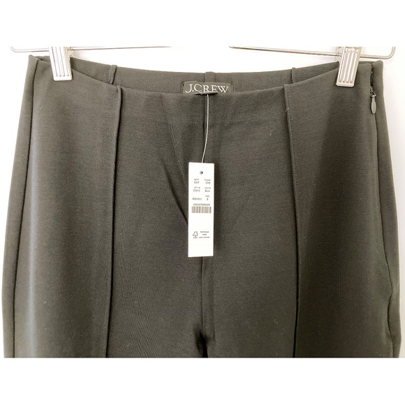 NWT J. Crew Black Wide-leg Pant in Stretch Ponte - S - Picture 3 of 7